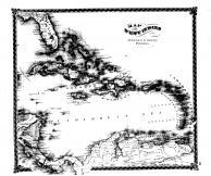 Map of West Indies, Bond County 1875 Microfilm